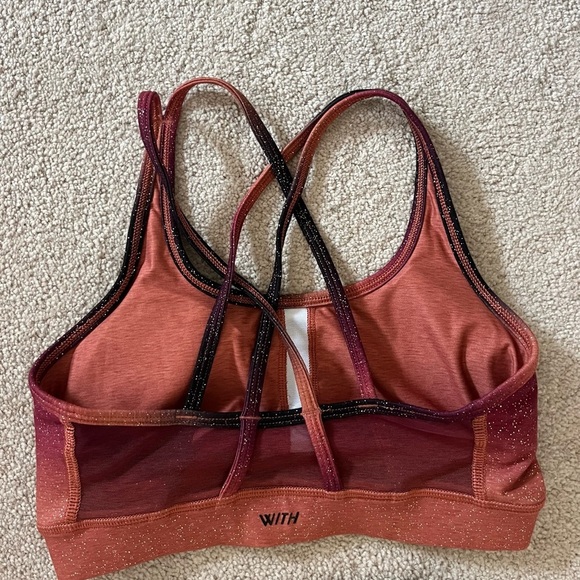 Peloton x WITH sunrise fade sparkle high waist set worn once! - Picture 8 of 9